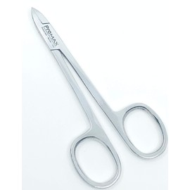 ProMax Care Nail Trimmer-Cuticle Remover- Nail Nipper-Scissor Style-Professional Stainless Steel Cuticle Cutter Clipper Durable Tools for Fingernails & Toenail-20-5165SC- (Nail Nipper Scissors Style)