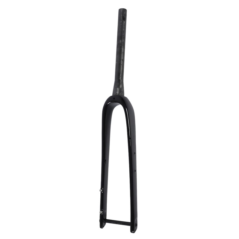Road Bike Fork Carbon Fiber Hard Tapered Tube Lightweight Road