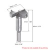 sourcing map Forstner Drill Bits 45mm, Tungsten Carbide Wood Hole