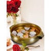 Serene Spaces Living Gold Handi Bowl - Hammered Texture, Decor