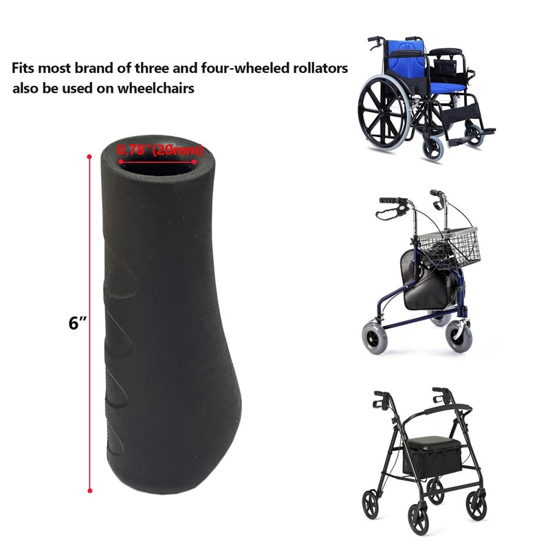 Rollator Hand Grip for Rolling Walker Replacement - Mobility Disabled