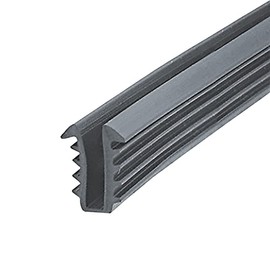 Gordon Glass® Gray Shower Door Replacement Glazing Vinyl for 1/8" Glass - 18 ft