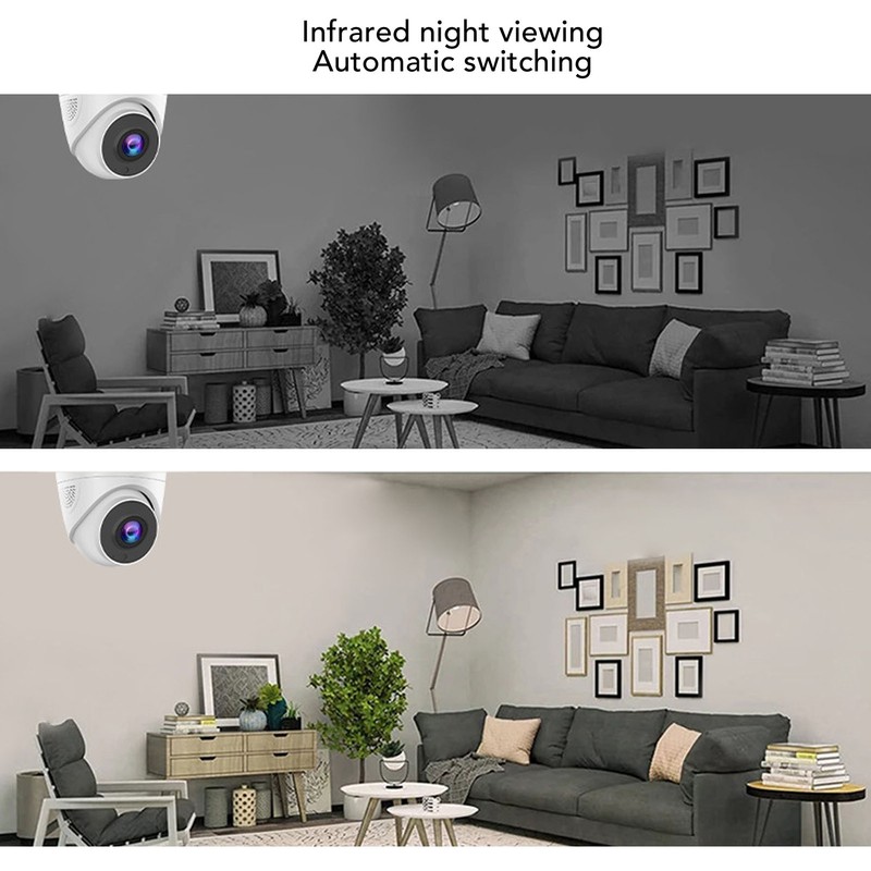 WiFi Surveillance Camera 1080P 360 90 Degree Swivelling 2MP Home