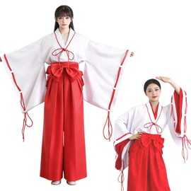 Angenster Halloween Cosplay Priestess Costume, Women's Popular Costume, Performance Costume, Christmas Event, Party, Dance Costume, Theatrical Disguise, Present, School Festival, Photography, Adult (M