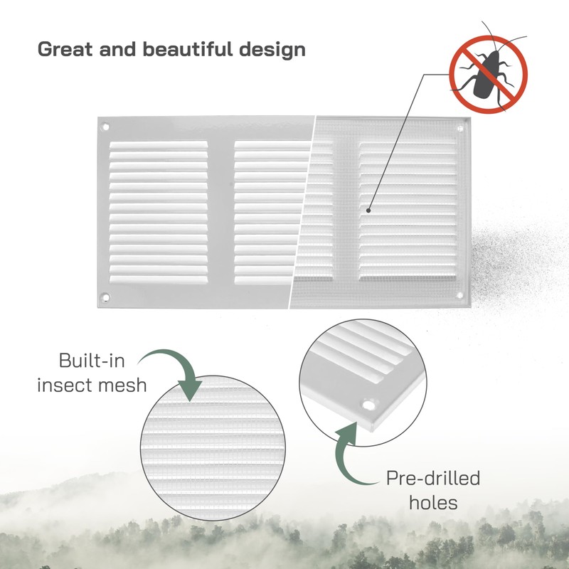 Vent Systems 30 x 15 cm - Pack of 2