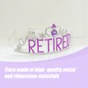 GotGala Retirement Party Decorations Retirement Gifts for Women Retirement Tiara