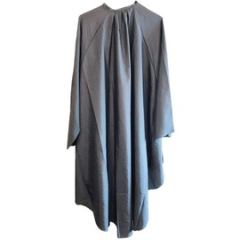 [HANA] Cut Cloth with Sleeves Wrinkle Treatment Cape for Haircuts, Beauty Salons, Barber Shops, Large Chairs, Velcro Tape, For Professionals, Adults, Children, Hair Salon, Self-Cut, Self Color(White)