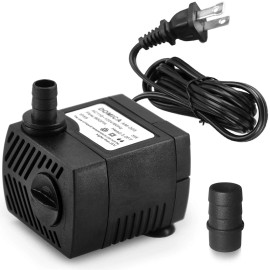 DOMICA 90 GPH Mini Submersible Pump, Small Fountain Pump (5W 350L/H) for water featu...