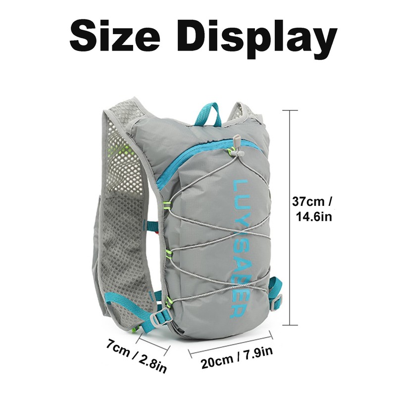 Running Backpacks, Lightweight Running Hydration Vest Backpack with Reflective Design,
