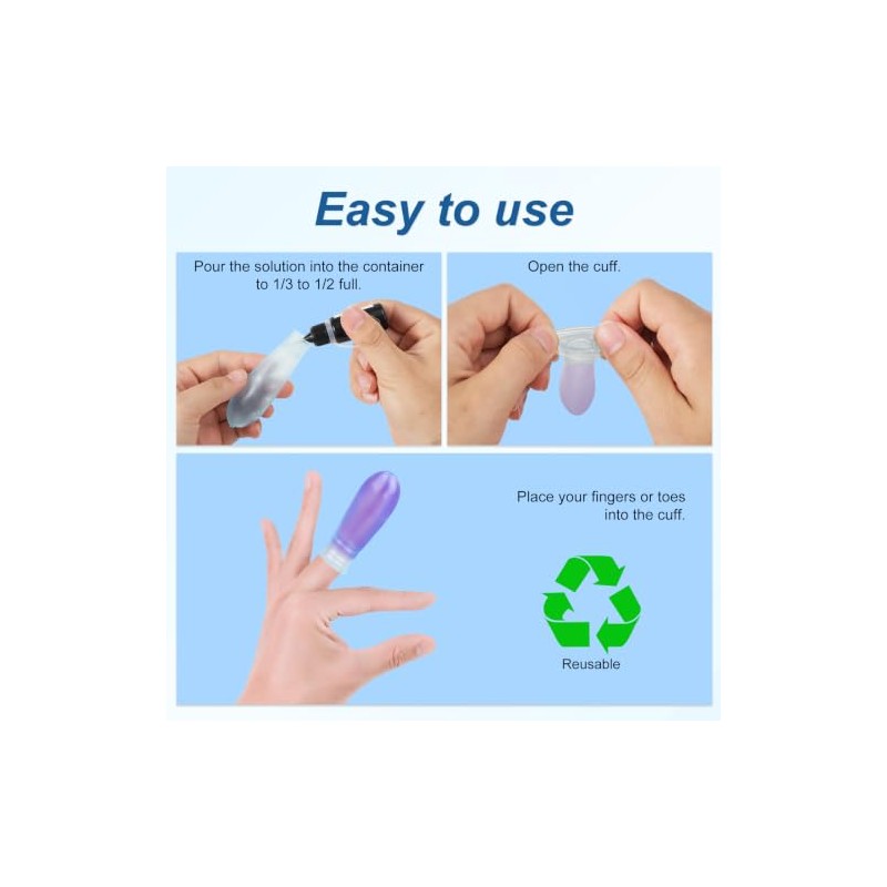 2pcs 85x25mm/3.35x0.98in Waterproof Finger Protector(Transparent)