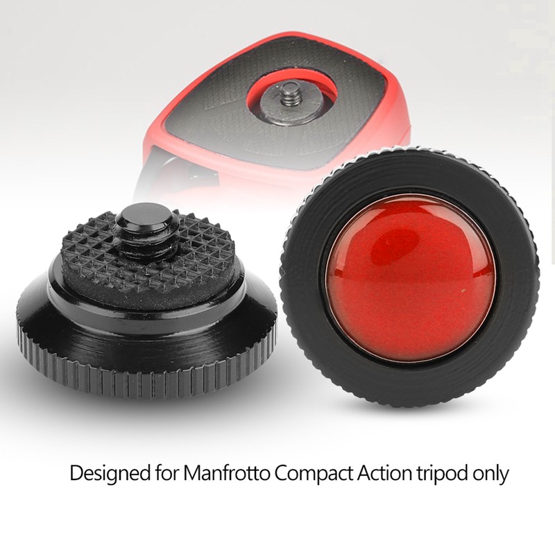 Mini Aluminium Alloy Round Quick Release Plate for Manfrotto Compact