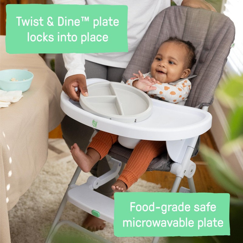 Ingenuity: ity by Ingenuity Sun Valley Compact Folding High Chair,