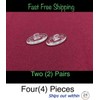 Oliver Peoples 2 Pairs/pk  Silicone Nose Pads for Barton Perreira, Oliver Peoples Eye Wear 13mm