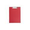 MAUL 2335225 A4 Portrait Clipboard with Foil Cover - Red