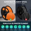 SUNLU PLA Filament Bundle 1.75mm, 3D Printer Filament, Dimensional Accuracy