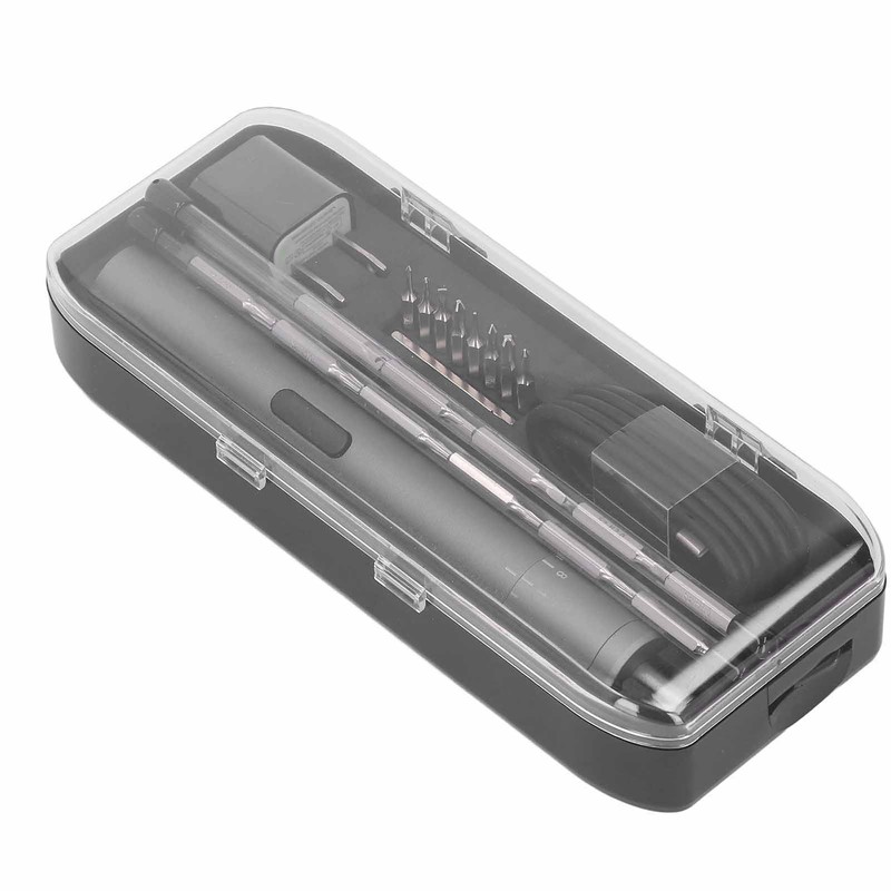 Electric Screwdriver Cordless Rechargeable 395RPM with 24Pcs Bits for Repair