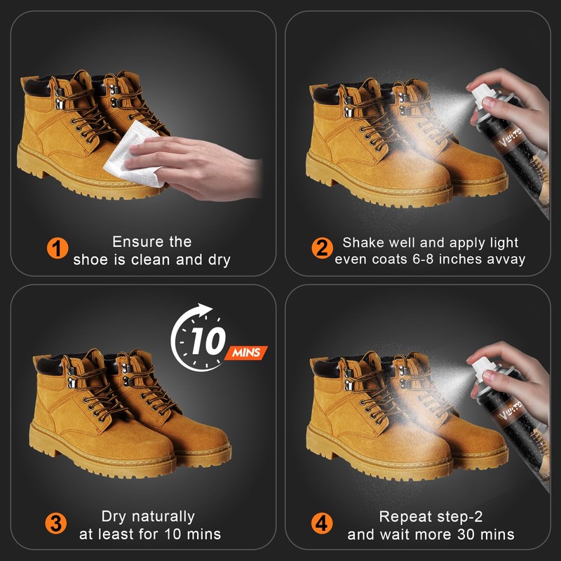 WITOROR Shoe Protector Spray, 10.56 Oz, Rain & Stain Waterproof