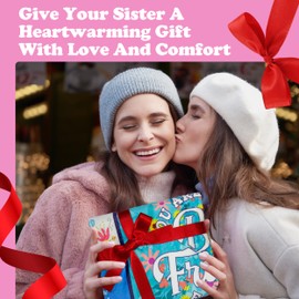 Akoigun Best Friend Blanket, Birthday Gifts for Best Friend Women, Mothers Day Blanket Gift for Friend Bestie, Friendship Gifts for BFF, Bestie Throw Blanket 60"X50"