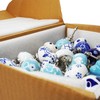 FOLK CRAFT Assorted Door Knobs - Blue Mix Designed Ceramic