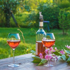 MAGICLULU 1pc Cat Wine Bottle Stopper Animal Wine Stopper Cat Bottle Stopper Wine Bottle Decorative Stopper Wine Saver Stoppers Acrylic Bottle Stopper Crystal Bottle Plug Drinks Plastic Seal