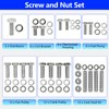 BIGLKNM Stainless Steel Small Block Engine Hex Bolt Kit Fit