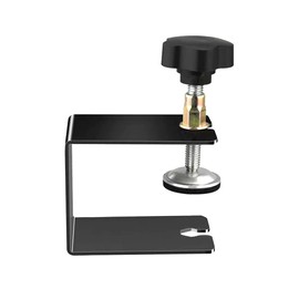 Lamp Bracket Clamp Desk Clamp Cabinet Fixing Clamp Clip Woodworking Adjustable Cutting Tightening Bedroom Bathroom Kitchen Shelf Wall Hanging Fixing Hardware DIY Tool (Black)