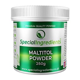 Special Ingredients Maltitol Powder 250g Premium Quality, Vegan, Non-GMO, Gluten Free, Non-irradiated – Recyclable Container