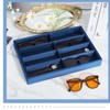Amylove 2 Pcs Sunglass Organizer Trays Glasses Stackable Jewelry Trays