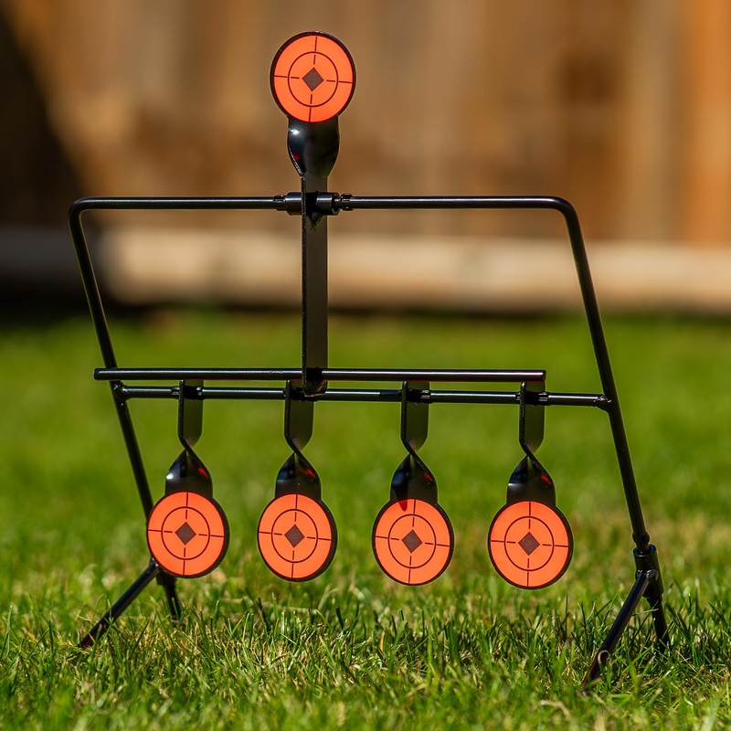 NITEHAWK Self Resetting Spinner Air Rifle Metal Practice Shooting Target