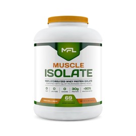 MUSCLE FOOD LABS MFL 100% Isolate Protein l 30g of Protein l 12g Amino Acids l Keto Friendly l Low Carbs l 5 lbs. (Cookies & Cream)