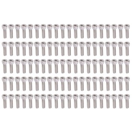 100Pcs Hex Socket Head Cap Screws Galvanized Steel Screw Kit Industrial Fasteners M4x0.7mm2800-0004-0012