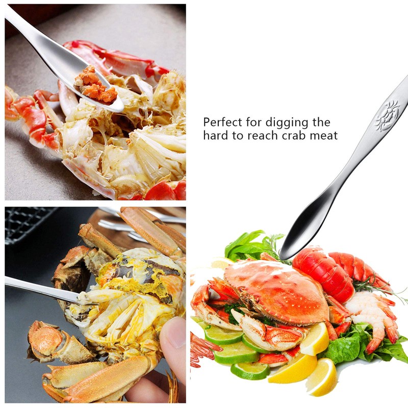 Crab Leg Crackers and Tools - 7 Piece Seafood Tools