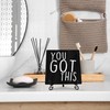Inspirational Wooden sign,You got this Desk Decor Wood Plaque With