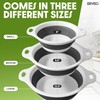 Gevoli Collapsible Colanders (3 Pack Set) Food Strainers with Over-Sink