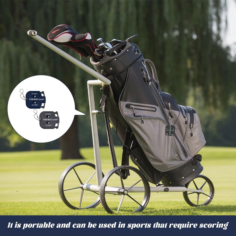 Eophmi Golf Score Counter 2pcs Portable Golf Shot Counter with