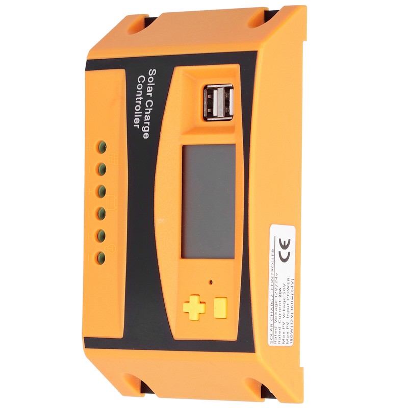 12V/24V Solar Charge Controller Solar Charge Discharge Regulator Waterproof Photovoltaic