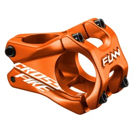 Fann Crossfire Stem, Clamp Diameter: 31.8mm, Suitable for Bicycle, Mountain Bike, Durable, Lightweight (Length: 35mm, Orange)