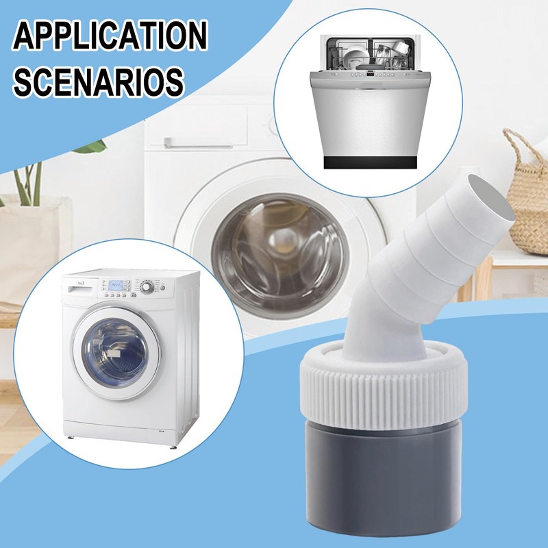 Washing Machine Waste Splitter, Dishwasher Y Connection Adapter for Pipe