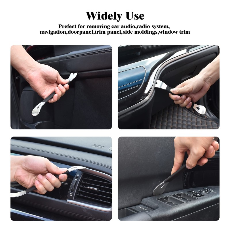 Wigoo Trim Removal Tool Metal Pry Tool - Professional Auto