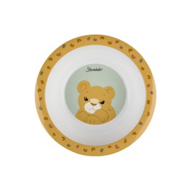 Sterntaler Giraffe & Lion Kids Bowl - Robust & Food-Grade Bowl - With Non-Slip Base for Safe Eating - For Babies & Toddlers - Pale Green