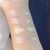 Diamond Highlight Powder, 4 Colors, Highlight, Luminizer, Sparkle, 3D, Pearl,