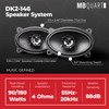 MB Quart 4x6" 2 Way Car Audio Coaxial Speakers with