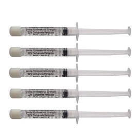 Teeth Whitening 3ml Carbamide Peroxide and 3ml Remineralization Gel Syringe Dispensers with 2 Mouth Trays (5, 22%)