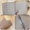 20pcs A5 Binder Dividers with Tabs 6-Hole Kraft Paper Index