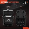 A-Premium 8 Pins Power Window Switch Compatible with Ford F-150