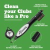 Frogger Golf Club Cleaning Brush with Retractable Cord and Replaceable