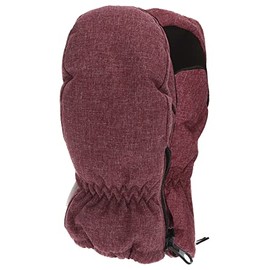 Sterntaler Unisex Children's Melange Mittens with Thumb and Side Zip, pink