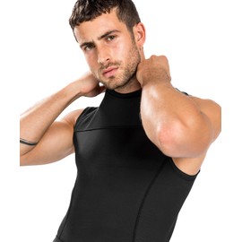 Venum Men's Standard G-Fit Air Rashguard Sleeveless-Black