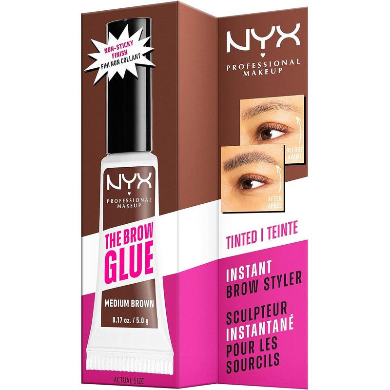  NYX The Brow Glue Gel Fijador de Cejas Transparente