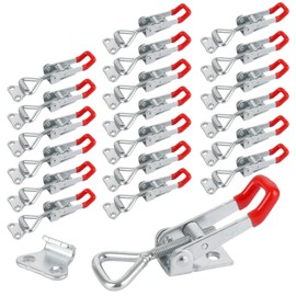 WOPPLXY GH-4001 Box Lock 150 kg Steel Snap Lock for Boxes, Drawers, Cupboards, Doors, Windows, Pack of 20